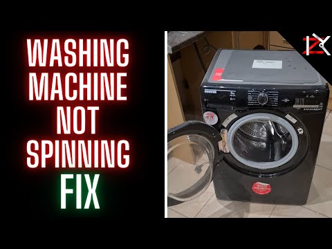 Washing Machine Drum NOT Spinning - Quick Fix - How To Fix Belt On ...