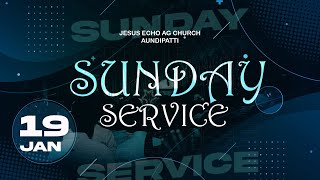 SUNDAY SERVICE | LIVE  | 19 JANUARY | REV. M. VINCENT JACOB