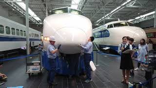 Maglev/Tetsudokan Series 100 Shinkansen special frontal opening