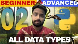 Python Data Types Explained | String, Int, Float, Bool & User Input in Python