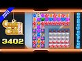 Candy Crush Saga Level 3402 - Hard Level - No Boosters - 18 moves (2021)