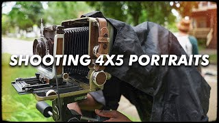 Learning 4X5 Large Format || Studio Portraits