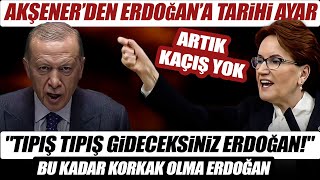Meral Akşener'den Erdoğan'a Tarihi Ayar: "Tıpış Tıpış Gideceksin Erdoğan!"