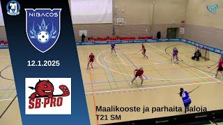 T21 SM Nibacos - SB Pro maalikooste 12.1.2025