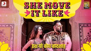 She Move It Like remix - Official Video | Badshah | Warina Hussain  | ONE Album | Arvindr Khaira