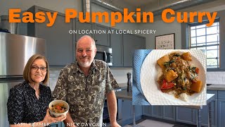 Pumpkin Curry Cooking Demo from Local Spicery + curry class. Hosted by Tami Kramer - Nutmeg Notebook