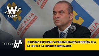 ¿Los exjefes paramilitares deben ir a la JEP?