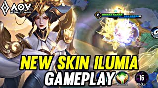 Aov : New Skin Ilumia Gameplay - Arena Of Valor LiênQuânMobile rov