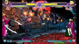 [Ps3] BBCS:EX-Yougoan(RE) vs LagrettoTheSlow(RC) Bonus: Tsubaki Announcer