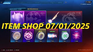 Rocket League item shop today - ITEM SHOP 07/01/2025