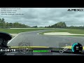 porsche cayman gt4 8 10ths hot laps at barber motorsports park