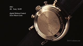 IWC Portofino 4K Raw Sony Zeiss Macro Lens