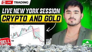 New York Session , Crypto \u0026 Gold Live Trading || 8th Jan || The Trade Room -  Mayank Raj