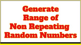 How to Create list on non repeating random numbers with audio in Google Sheets
