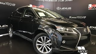 Used 2015 Black Lexus RX 350 AWD Technology Walkaround Review | Stony Plain Alberta