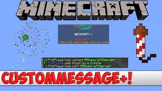 Minecraft Plugin Tutorial - Custom Message Plus