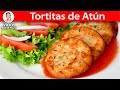 TORTITAS DE ATUN Truco para que no se deshagan | #VickyRecetaFacil