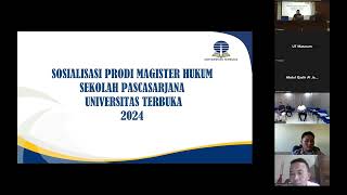 Sosialisasi Program Studi Magister Hukum (MH) bersama Dr. M. Jeffri Arlinandes Chandra, S.H., M.H.