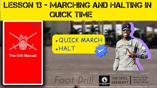 Marching in quick time | The Drill Sergeant
