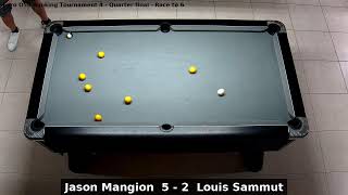 Jason Mangion vs Louis Sammut | Euro O50 Ranking Tournament 4 | Quarter final