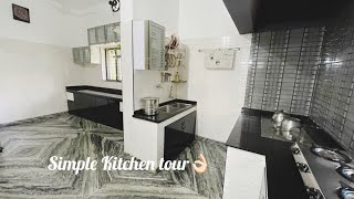 Simple kitchen tour/ എല്ലാ സൗകര്യങ്ങളോടും കൂടി മനോഹരമായ അടുക്കള/#kerala smokeless stove/workarea