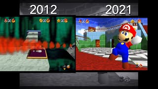 SM64 120 Star TAS 2012 vs 2021 WIP