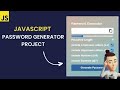 JavaScript Password Generator Project for Beginners Step-by-Step Tutorial