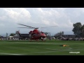 helicopter rescue demo 吊り上げ救助訓練展示 消防防災ヘリコプター「とやま」 クロスランドおやべ ja6768 2014.8.23