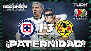 Resumen y goles | Cruz Azul 1-3 América | CL2023 Liga Mx - J15 | TUDN