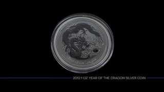 2012 Perth Silver Lunar Dragon | Gainesville Coins