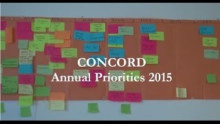 CONCORD annual priorities 2015