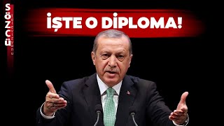 İşte Herkesin Merak Ettiği Erdoğan’ın Diploması!