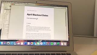 CCB BlockOut Dates