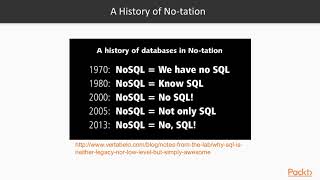 Basic Data Analysis with Java : SQL Versus NoSQL Database Systems | packtpub.com
