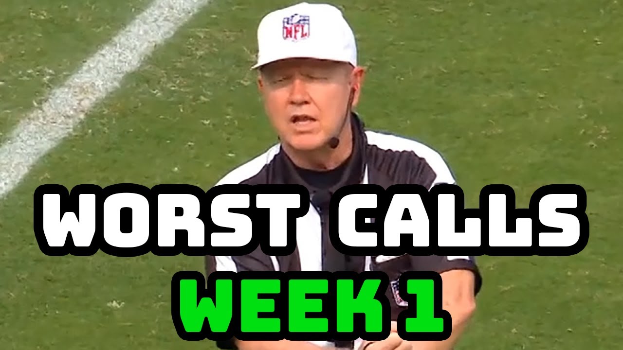 Top 5 Worst Referee Calls Of Week 1 | NFL 2020 Highlights HD - YouTube