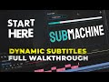 SubMachine for Premiere Pro Walkthrough