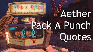 Black Ops 4 Zombies - Aether Pack A Punch Quotes
