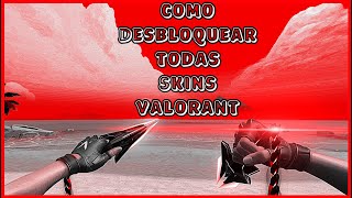 🟡 COMO DESBLOQUEIAR TODAS AS SKINS DO VALORANT GRATIS 🟡