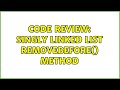 Code Review: Singly linked list RemoveBefore() method (2 Solutions!!)