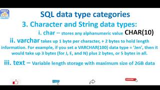 2Database ALTER table, Modify, SQL data types, SQL constraints part 2
