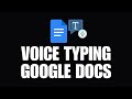 How to do Auto Speech to Text on Google Docs Mobile | Voice Typing NEW UPDATE August 2022