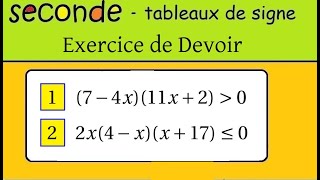 Seconde-Tableau de signe - Ex2 DS 2024