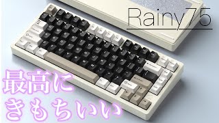 【打鍵感求めるならこれ】Rainy75 Pro 開封レビュー【語彙力崩壊】【雑レビュー】【クソ動画】【神の打鍵感】【最終回】