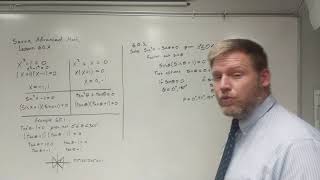 Saxon Advanced Math Lesson 60.A Factorable Trigonometric Functions