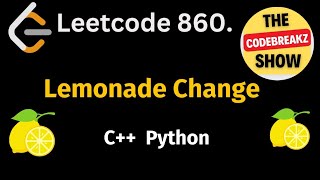 860. Lemonade Change Python and C++| 🔥🎯PYTHON VS C++ 🔥🎯 |Leetcode POTD