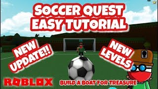 Roblox Build A Boat For Treasure Quest Soccer