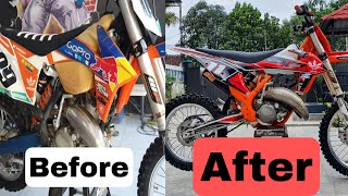 Restoration ktm 2014 timelapse