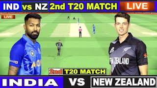 🔴Live: IND Vs NZ, 2nd T20 | Live Scores & Commentary | India vs New Zealand LIVE | Last 20 Over