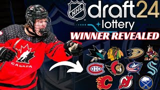 2024 NHL Draft Lottery Winner REVEALED + 2024 NHL Mock Draft (Top 16)