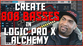 How to Make 808 Bass in Logic Pro X Alchemy | Alchemy 808 Bass